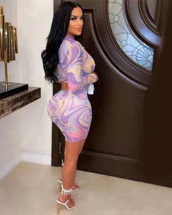 欧娣妮 Purple Cloud Fairy SHORT SET New In