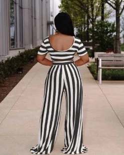 逊马亚 Nautical Baby Striped Pants Set New In