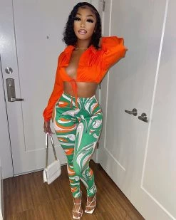 芬森兰 New In Green Mood Pants