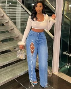 薇因 Garden Kisses DENIM JEANS