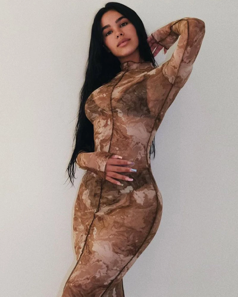 莱锦丝 New In Brown Series Dress 3 莱锦丝 New In Brown Series Dress