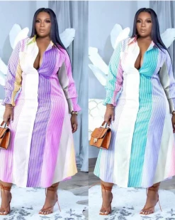 雅丽达 New In WEEKEND PIN STRIPES DRESS