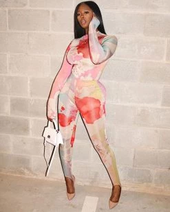 亚美裳 Hip-lift Jumpsuit