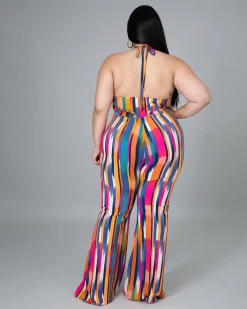 达梦 New In CREAMSICLE FLARE JUMPSUIT