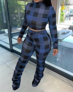 贝蒂 Peggy Plaid Pants Set