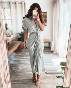 Divanewlook Satin DRESS New In