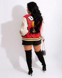 Divanewlook New In FIRST ROW VARSITY JACKETS
