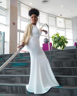 维妮亚 New In Runway Sequin Gown