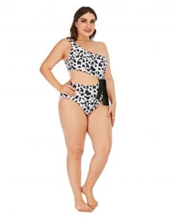 凯乐 New In Cow Print Sexy One Piece Swimsuit