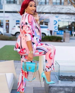 茜伊 Wealthy Chic- 2pc Blazer/Pant Set