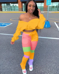 轩梦晨 SOMETHING REAL ORANGE JUMPSUIT SET New In 5 轩梦晨 SOMETHING REAL ORANGE JUMPSUIT SET New In