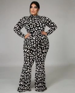 Divanewlook New In CHEETAH BABE JUMPSUIT