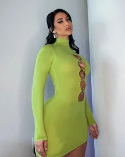 Divanewlook CALL MY NAME MINI DRESS