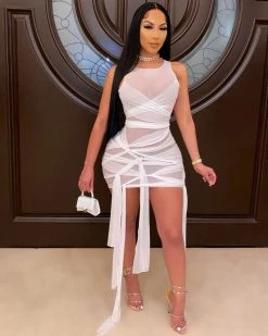 尚依 Waterfall Dress New In