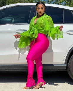 加朵 New In RUFFLED UP TOP