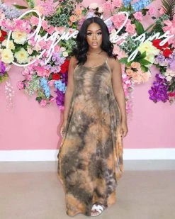 可窈 The “All Day” Tye-Dye Maxi Dress