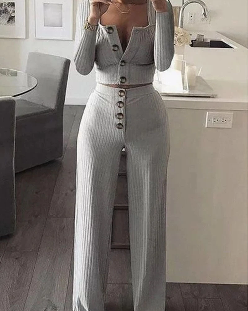 Divanewlook New In SOLID PIT STRIP PANTS SET 4 Divanewlook New In SOLID PIT STRIP PANTS SET