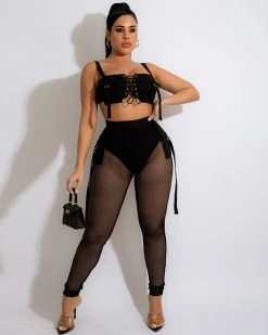 晓俏伊 Nothing But Mesh Set