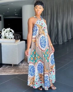 墨雅纺 Alexia Maxi Dress