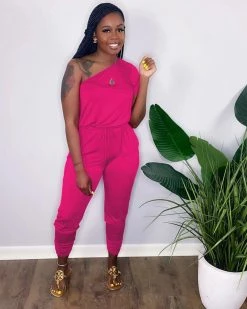 艾玫丽 Daisy One Shoulder Jumpsuit