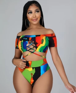 Divanewlook Fashion Print Sexy Bikini