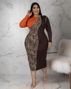 诺拉,新鸿鑫 Brown Tricia Multi Print Midi Dress Sale