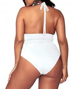 超亿达 Deep V-strap Split Swimsuit New In