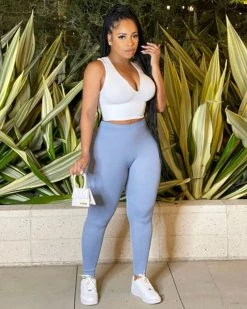 墨雅纺 Take Me Out Legging Set New In