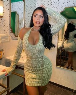 Divanewlook ‘Dallas’ Mini Dress