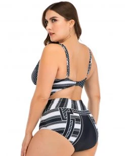 海澜 Classic Printed One-piece Swimsuit New In 8 海澜 Classic Printed One-piece Swimsuit New In