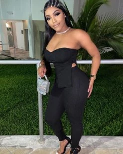 毅格 Hot Girl For Life Pant Set New In