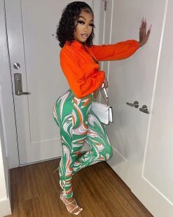 芬森兰 New In Green Mood Pants