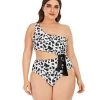 凯乐 New In Cow Print Sexy One Piece Swimsuit