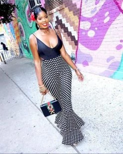 觅雪 TWO LAYER RUFFLE PANTS