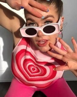 宇欣 Spiral Heart Top