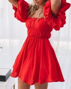 桐成 Petal Princess Dress New In