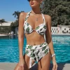 Divanewlook New In Women's 3 Piece Bikini Swimsuit