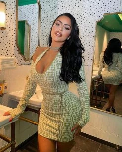 Divanewlook ‘Dallas’ Mini Dress