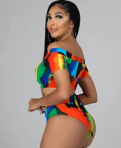 Divanewlook Fashion Print Sexy Bikini