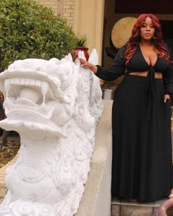 辉煌 Lashun Maxi Skirt Set Sale