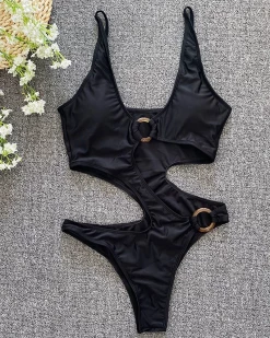 Divanewlook Cut Out One Piece Swimsuit New In