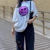 Divanewlook SPRAY PAINTED SMILING TOP New In