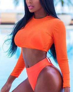 Divanewlook GAUZE THREE PIECE SET SWIMSUIT