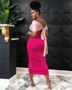 馨衣竹 LACE UP HOLLOWED OUT DRESS New In