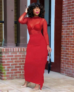 伊登 FRINGED MAXI SKIRT SET