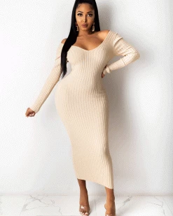 爱蓓丽 WARM AND COZY SWEATER MAXI DRESS Sale 9 爱蓓丽 WARM AND COZY SWEATER MAXI DRESS Sale