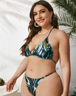 Divanewlook ABSTRACT FLUID SWIMSUIT