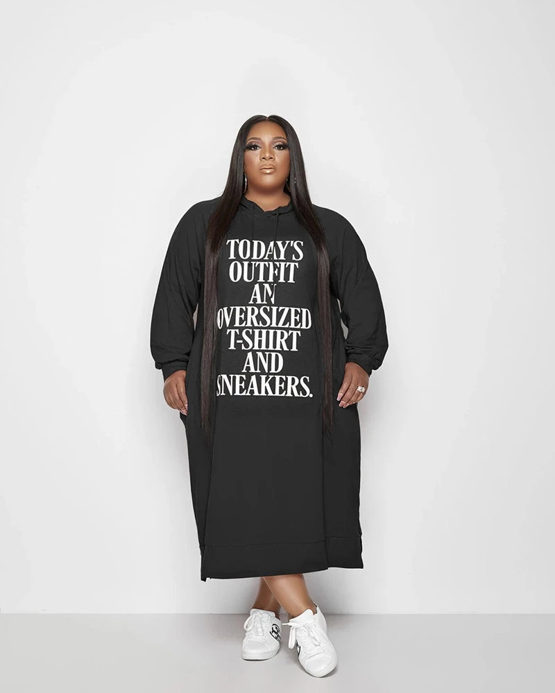 佳亿世 LOOSE HOODED DRESS New In 1 佳亿世 LOOSE HOODED DRESS New In