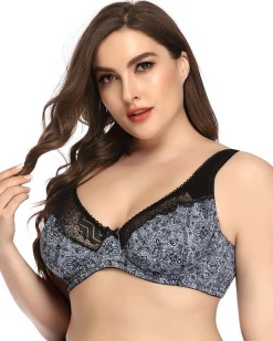Divanewlook New In Comfort Breathable Under Wire Bra