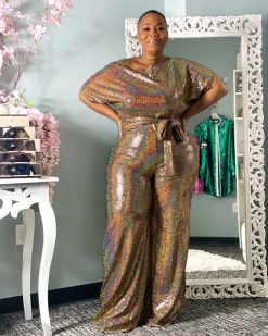 Divanewlook Champagne Jumpsuit